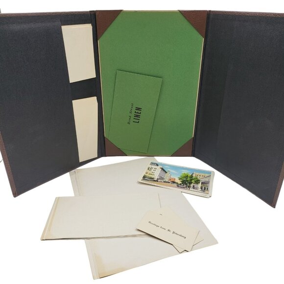Vintage Correspondence Secretary Paper Postcards Souvenir Florida St Petersburg - Picture 5 of 7